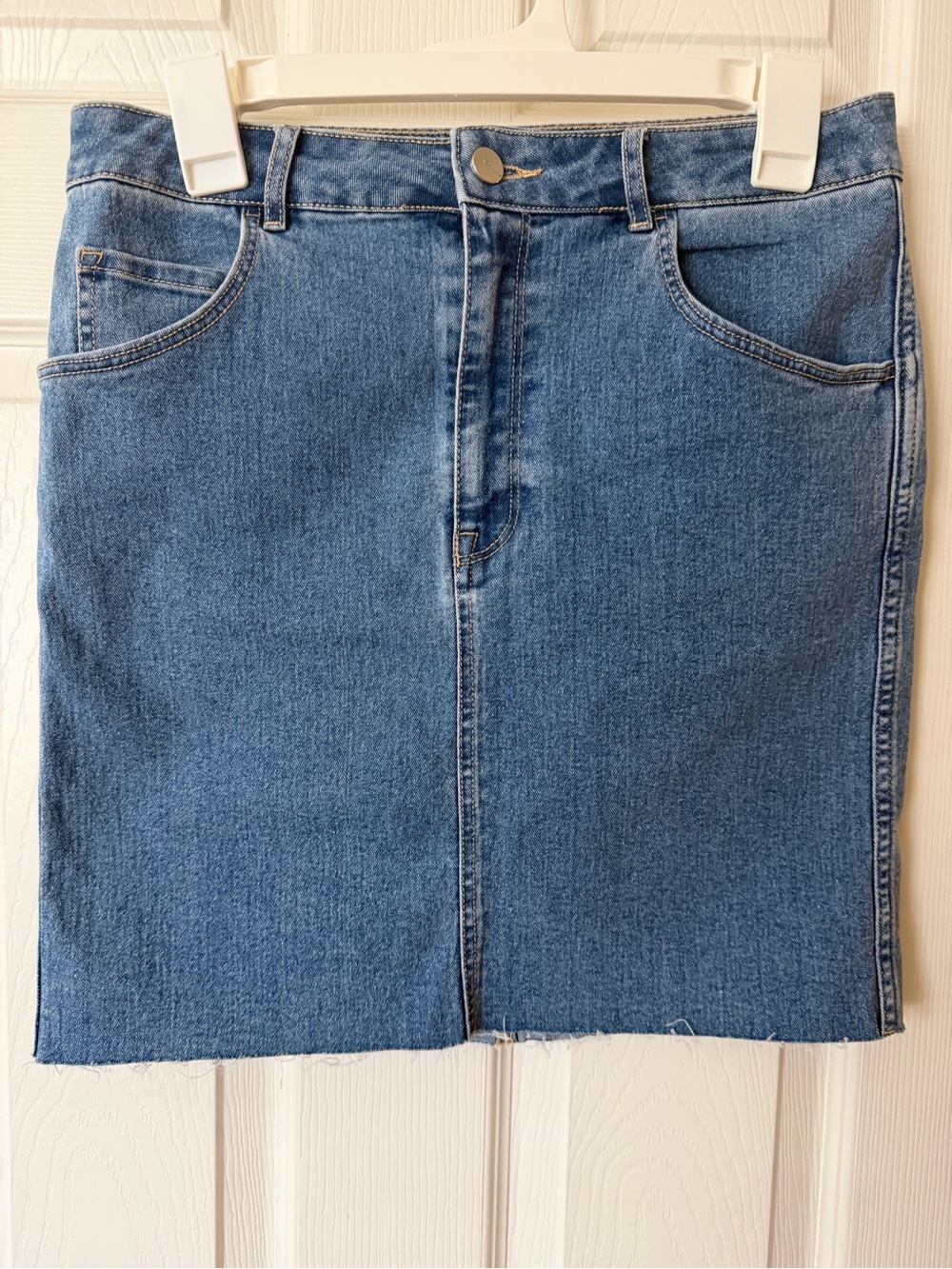 Classic Blue Denim Mini Skirt